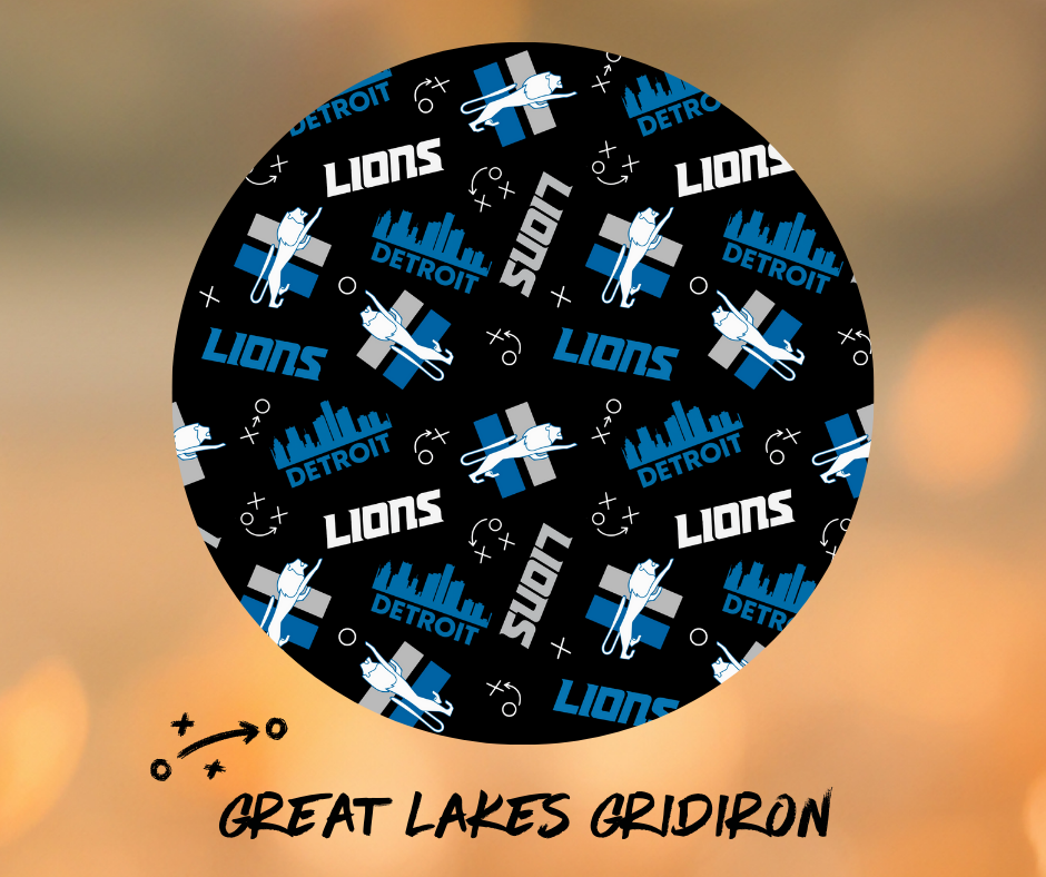 Ruffled Zippered Romper (Great Lakes Gridiron)