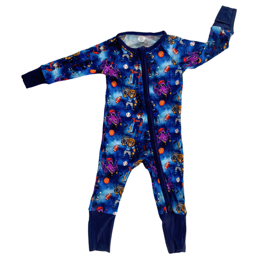 Zippered Romper (Lion, Tigers & Al...Oh My!)