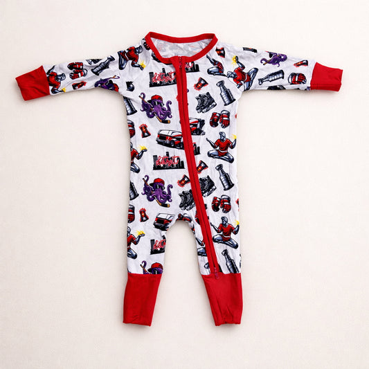 Zippered Romper (Hometown Hat Trick)