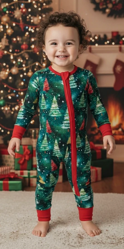 Zippered Romper (Fir-ever Michigan)